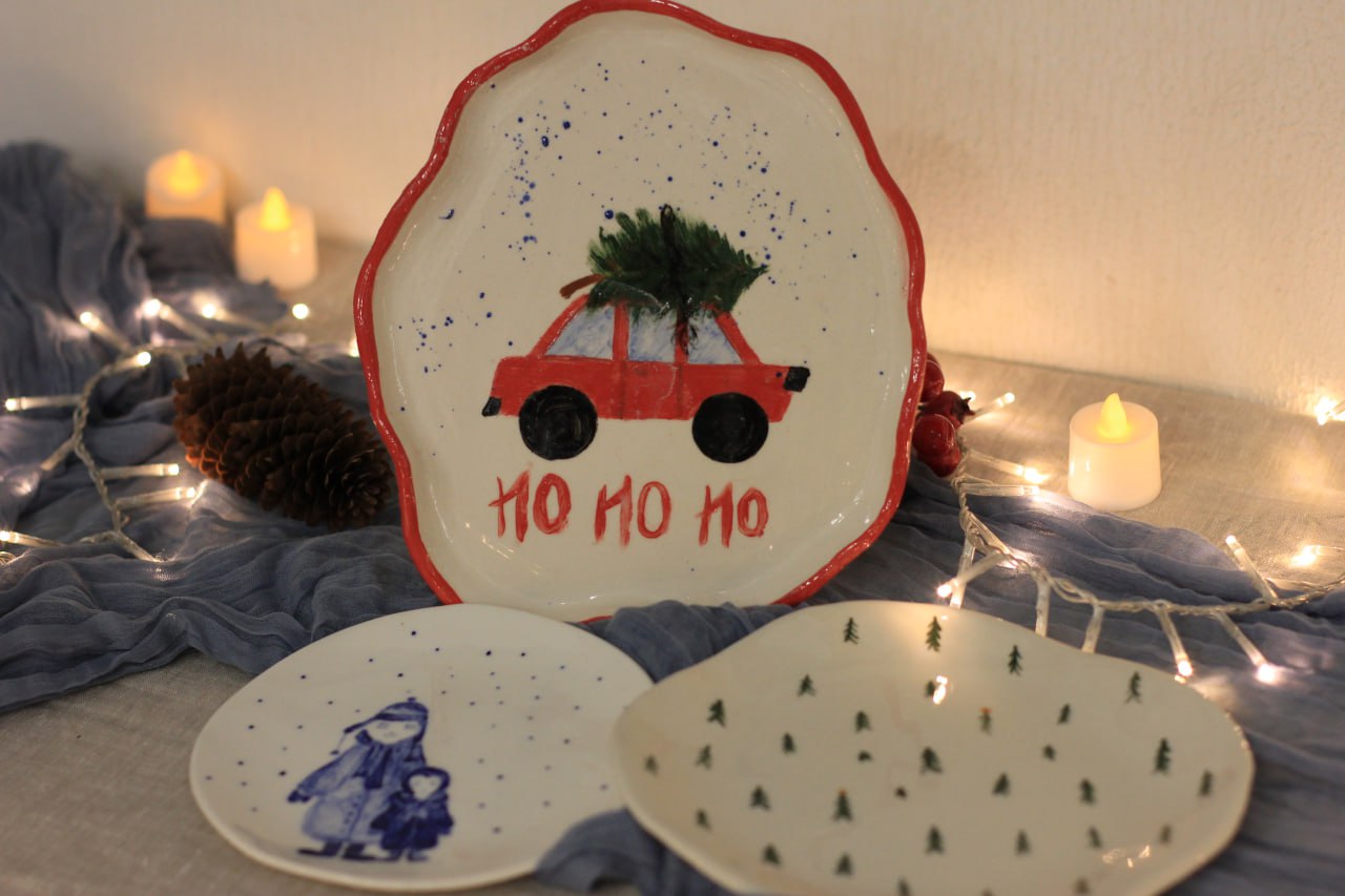 Тарелочки с росписью NEW фото 4